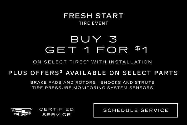 Buy 3, Get 1 for $1 on select tires with installation.